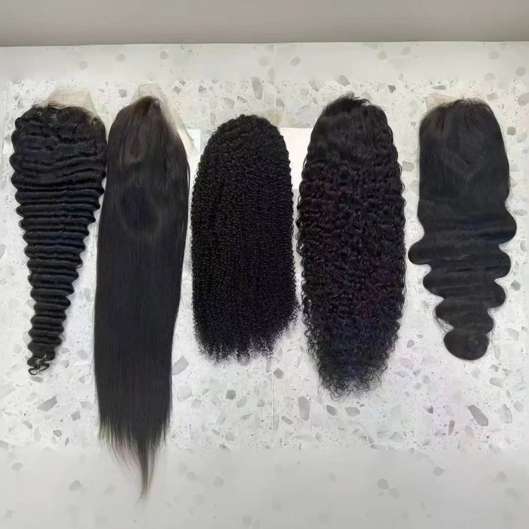 Letsfly 1 Pcs Free Shipping 13x4 Lace Frontal Wigs 180% 10A Grade Afro Natural Color Wigs Virgin 100%Human Hair Wig 16-30inch-0