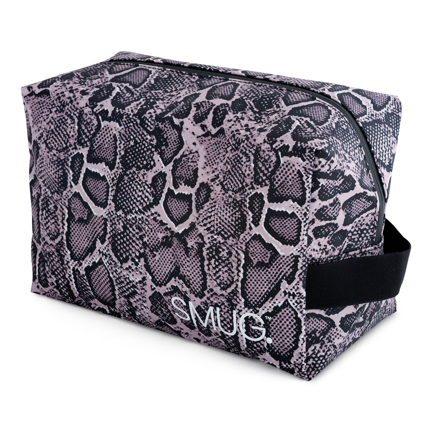 Contoured & Satin Sleep Mask Double Pack & Wash Bag Set- Snake