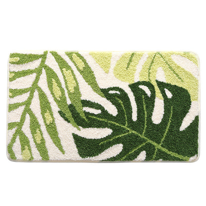 Bathroom Carpet Non-slip High And Low Velvet Floor Mat