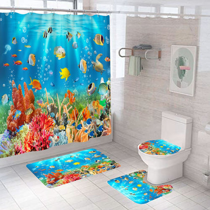 Underwater World Home Bathroom Three Piece Suite