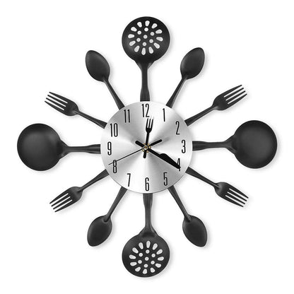 Restaurant Knife And Fork Creative Wall Clock