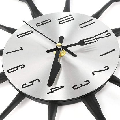 Restaurant Knife And Fork Creative Wall Clock