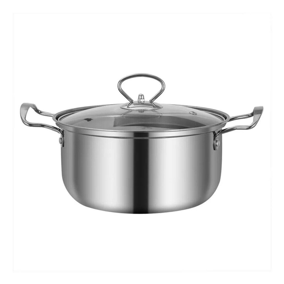 11PCS Induction Non Stick Stainless Steel Cookware Cooking Pot Pan With Lids Set