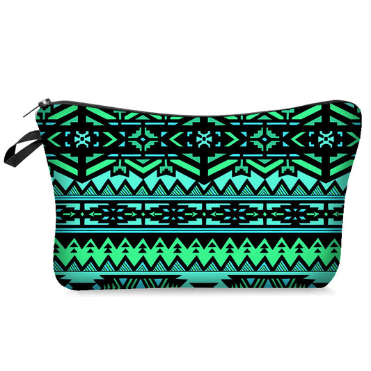 Digital Printed Aztec Cosmetic Bag