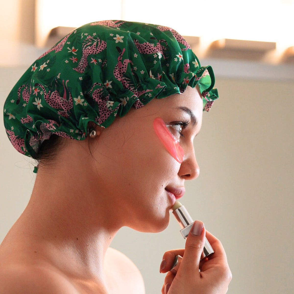 Shower Cap - Cheetah Print
