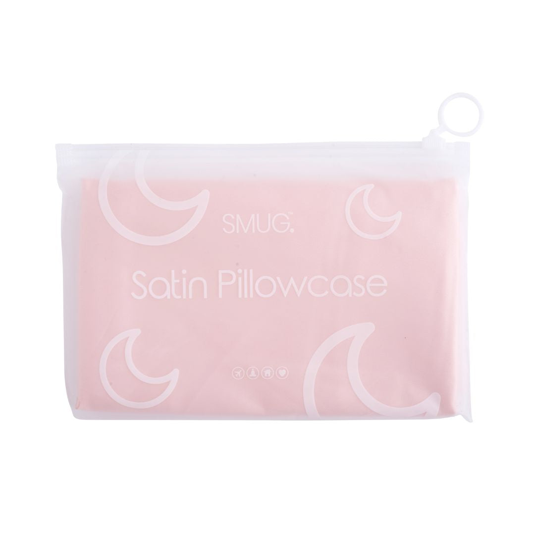 Satin Pillowcases & Sleep Masks Set - Pink