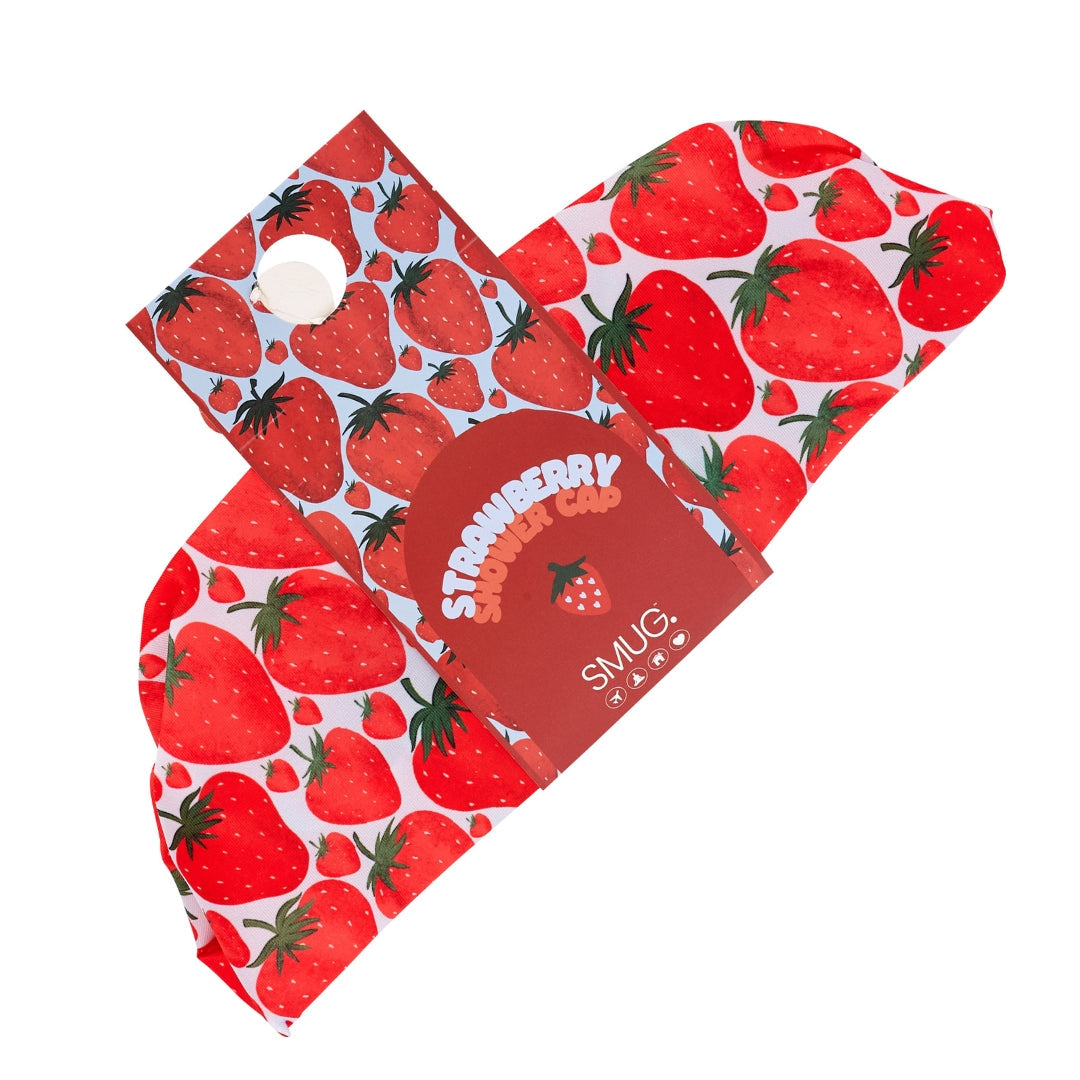 Shower Cap - Strawberry Print