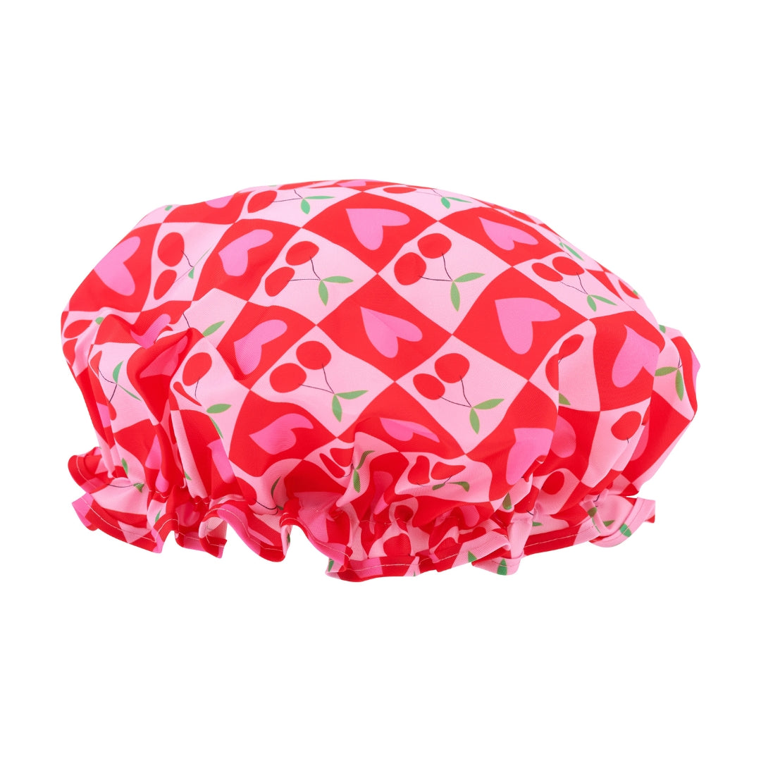 Shower Cap - Sweet Cherry Print